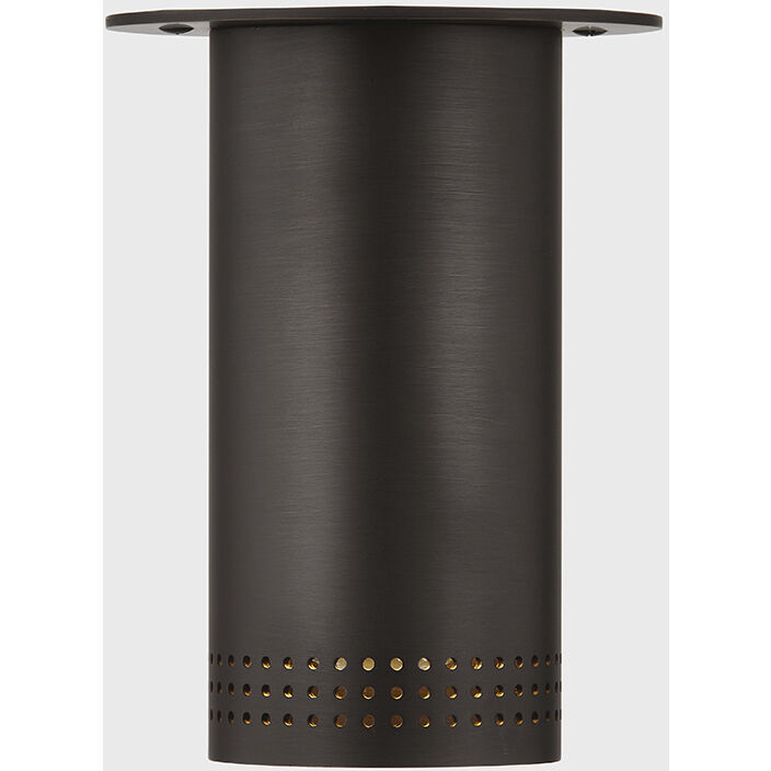 Berg 1 Light 4.75 inch Bronze Flush Mount Ceiling Light